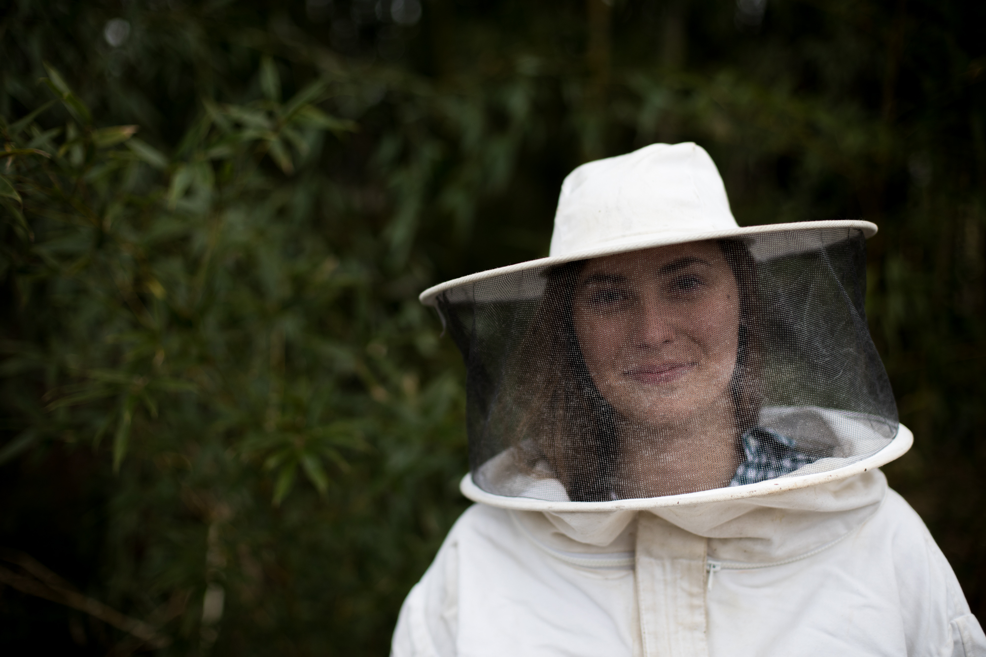 photo of bee keeper